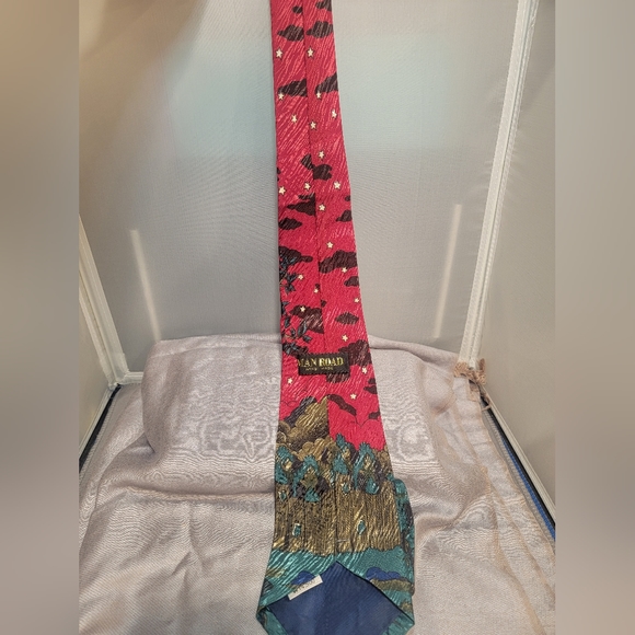 Looney Tunes Bugs Bunny and Female Bunny Romantic MAN ROAD Hand Made Tie - Picture 7 of 10